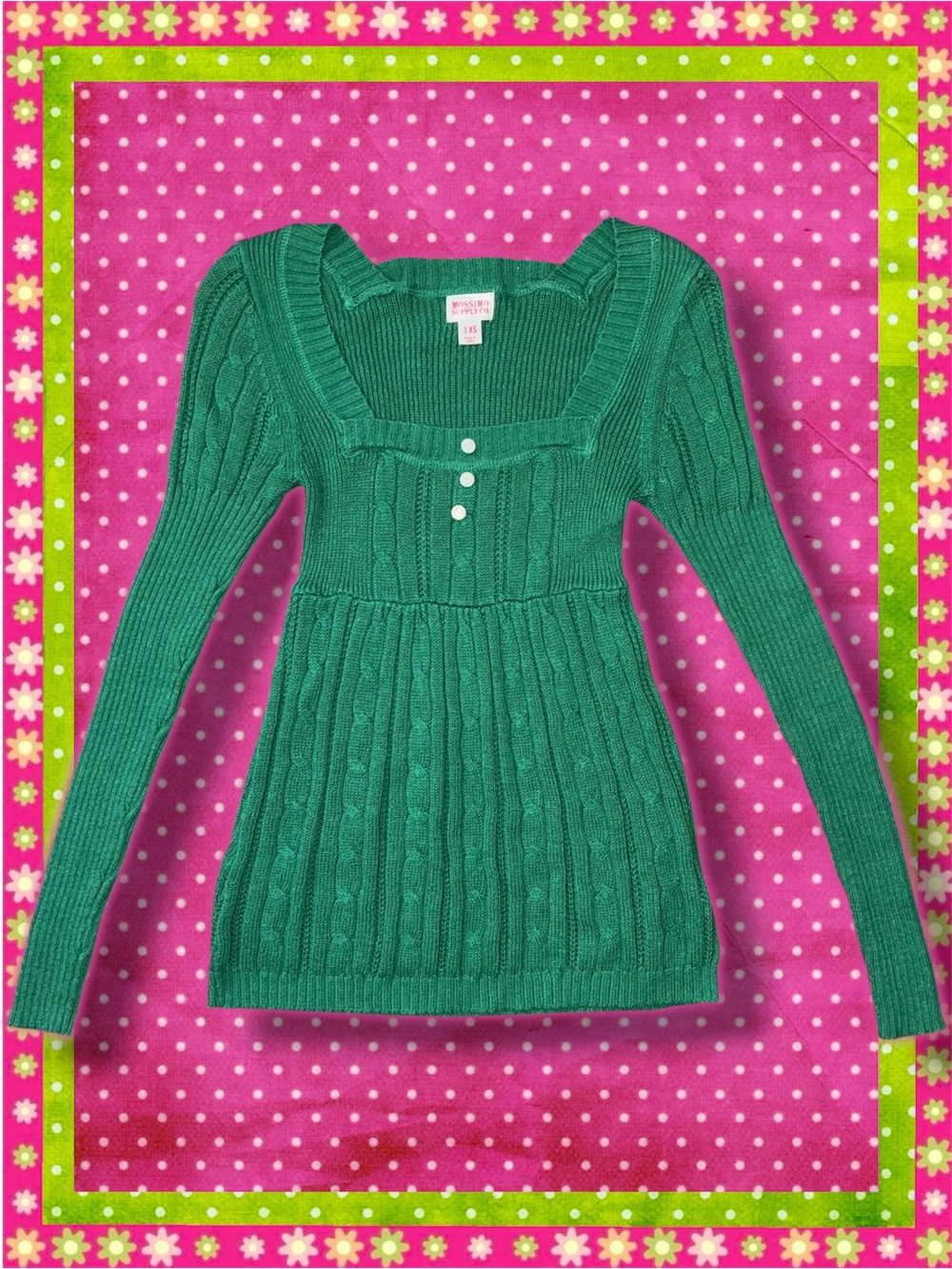 Mossimo Supply Co. XS Green Babydoll